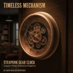 Steampunk Gear Wall Clock