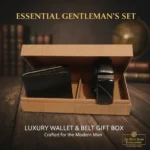 Luxury Wallet & Belt Combo Gift Box