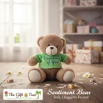Sentiment Bear – Premium Brown Plush Teddy Bear with